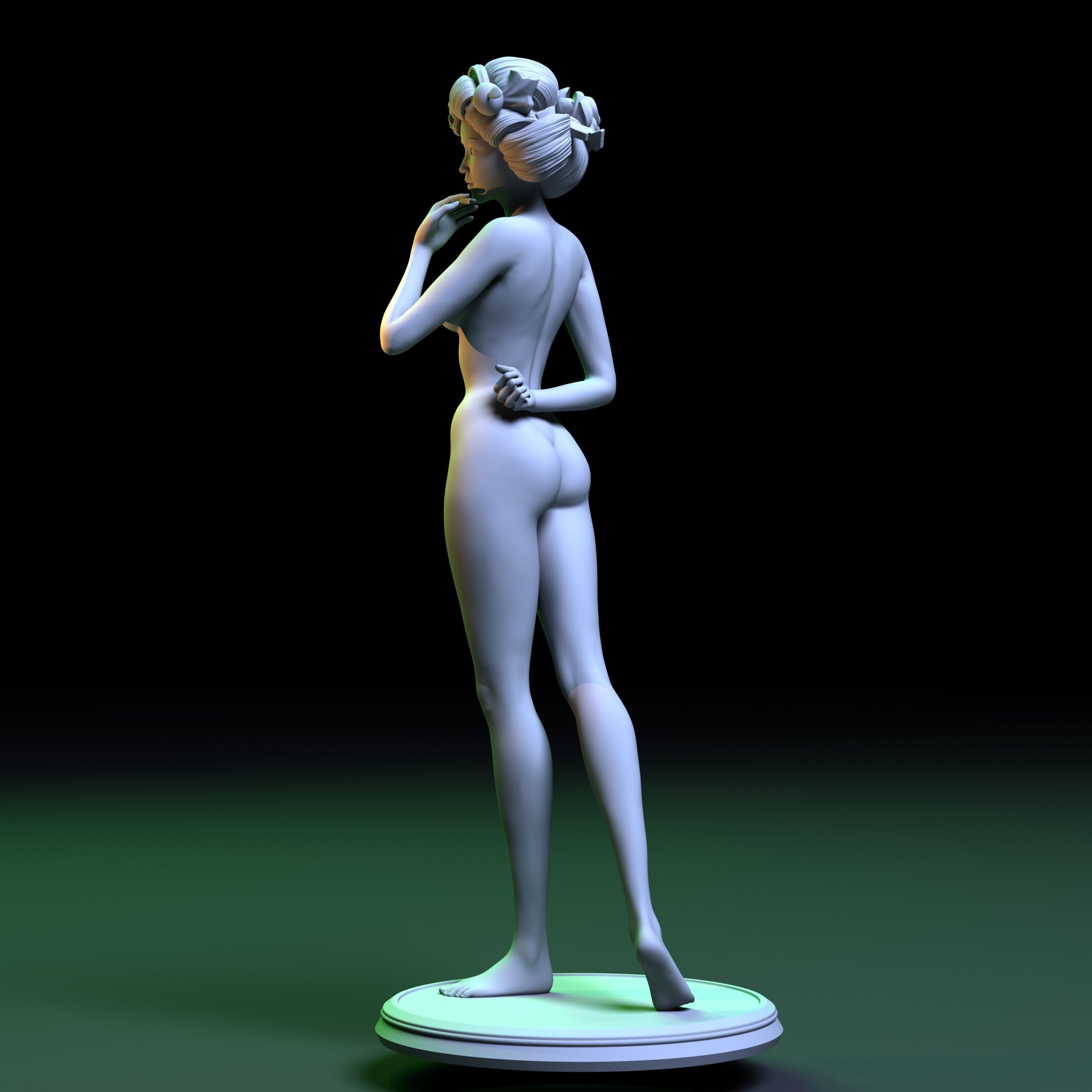 Geisha - Maiko 3D print model_4