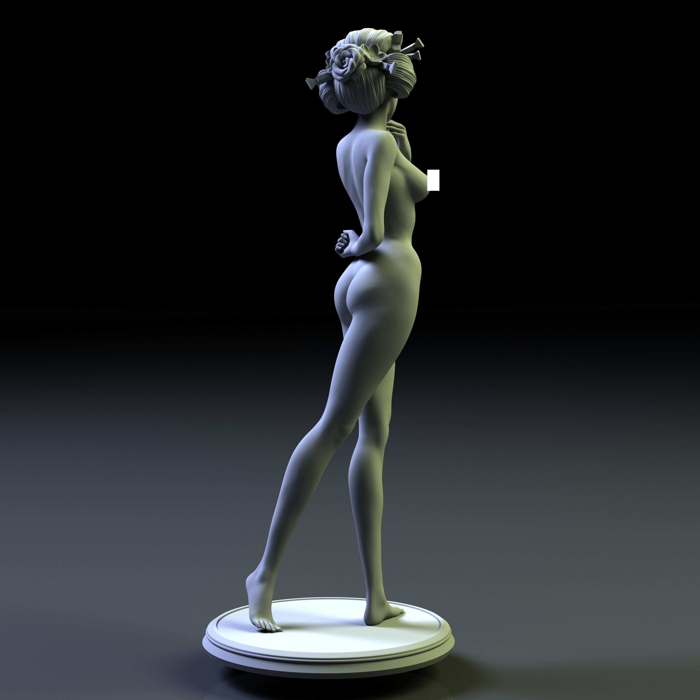Geisha - Maiko 3D print model_5