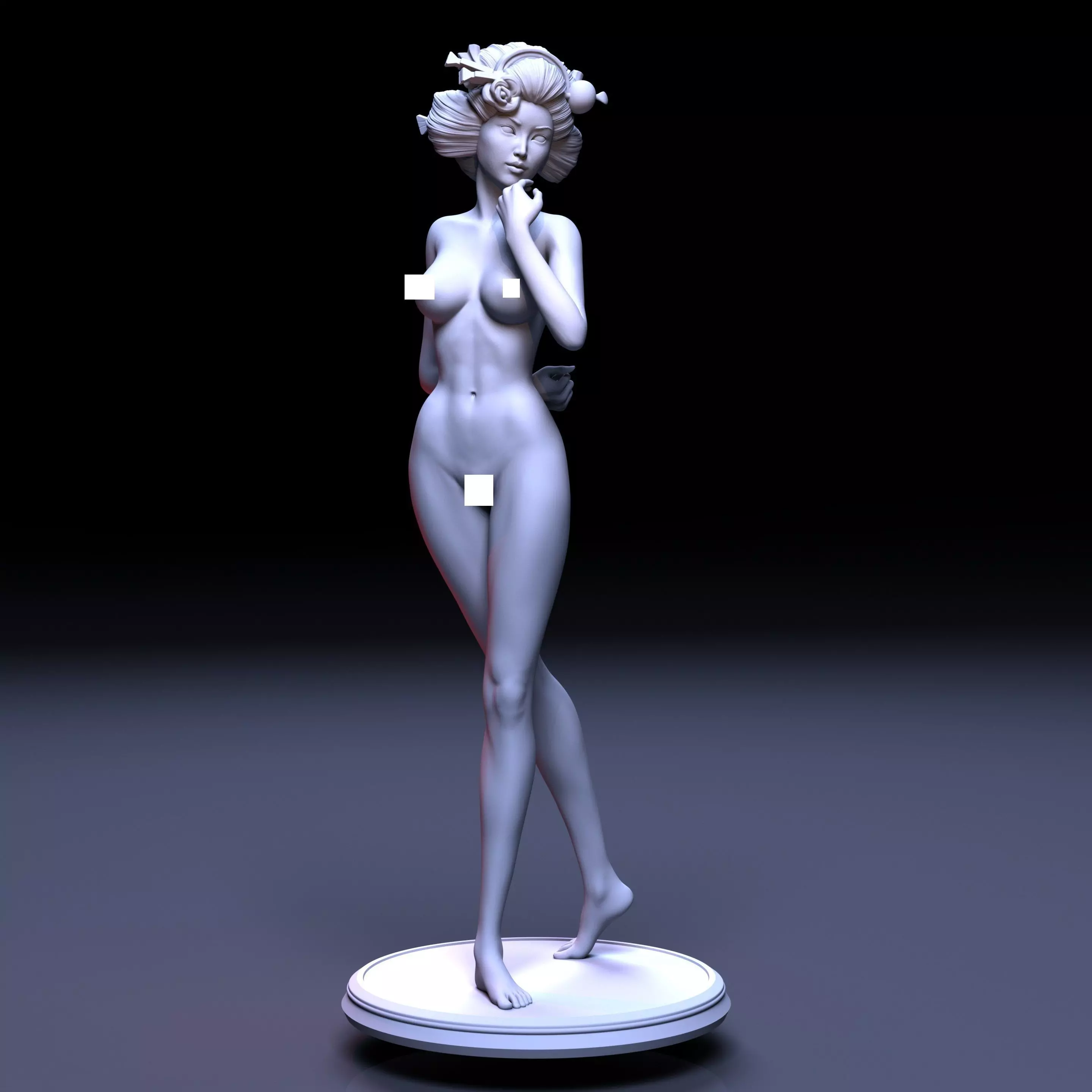 Geisha - Maiko 3D print model_0