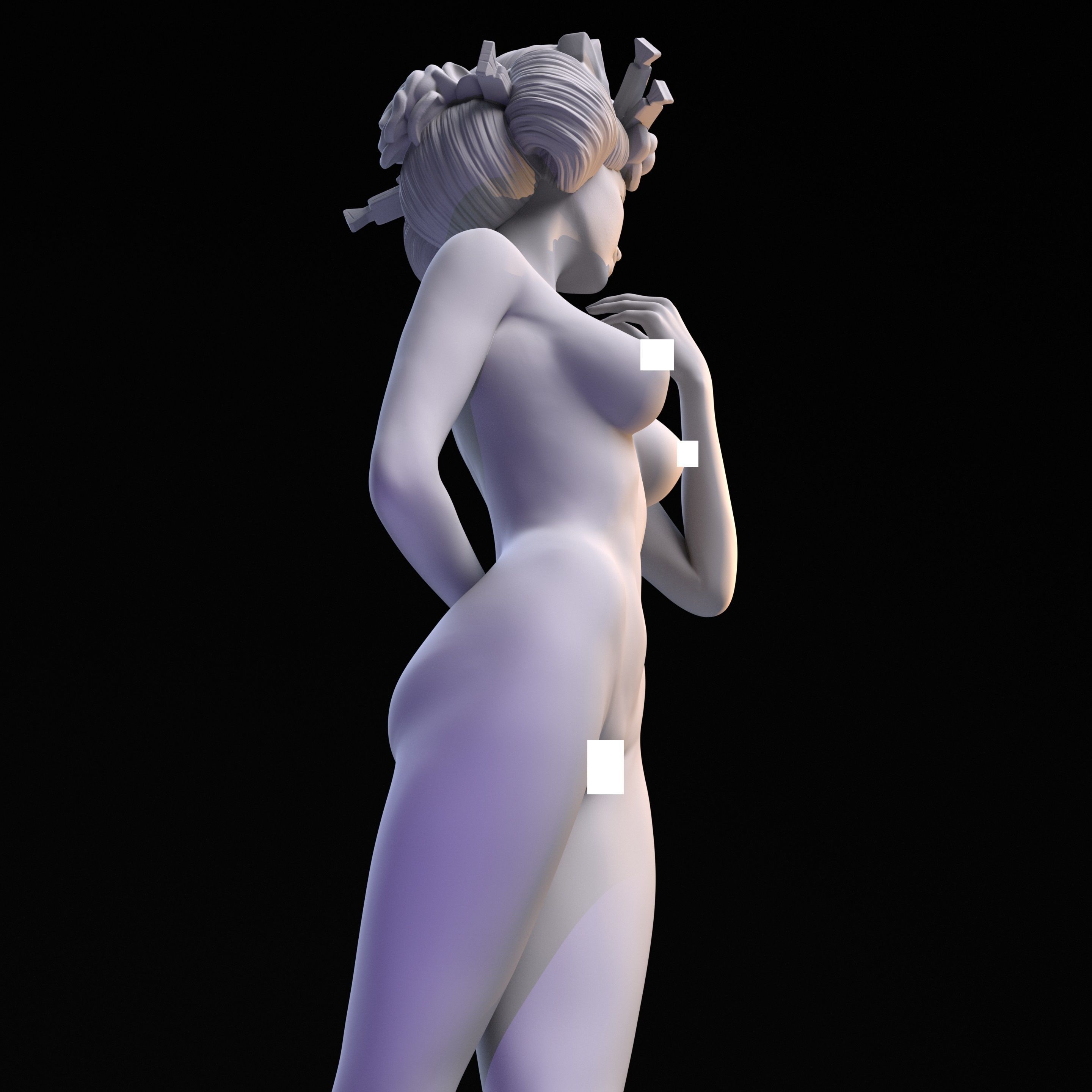 Geisha - Maiko 3D print model_6