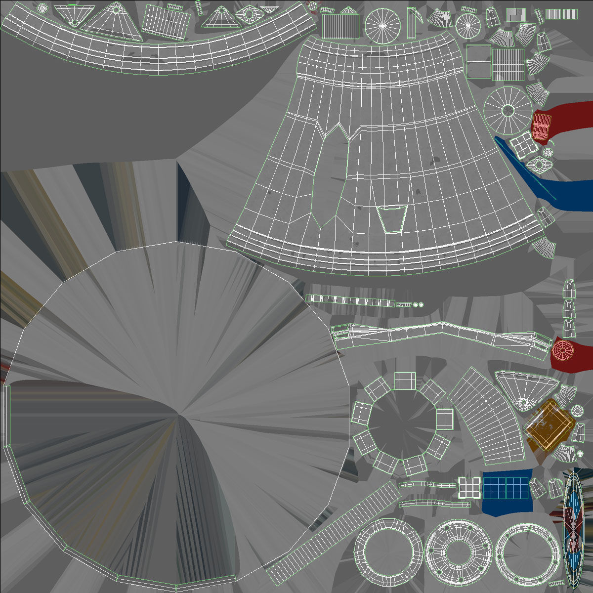 Turboprop Aircraft Engine Pratt and Whitney Canada PT6 PBR 3D model_22