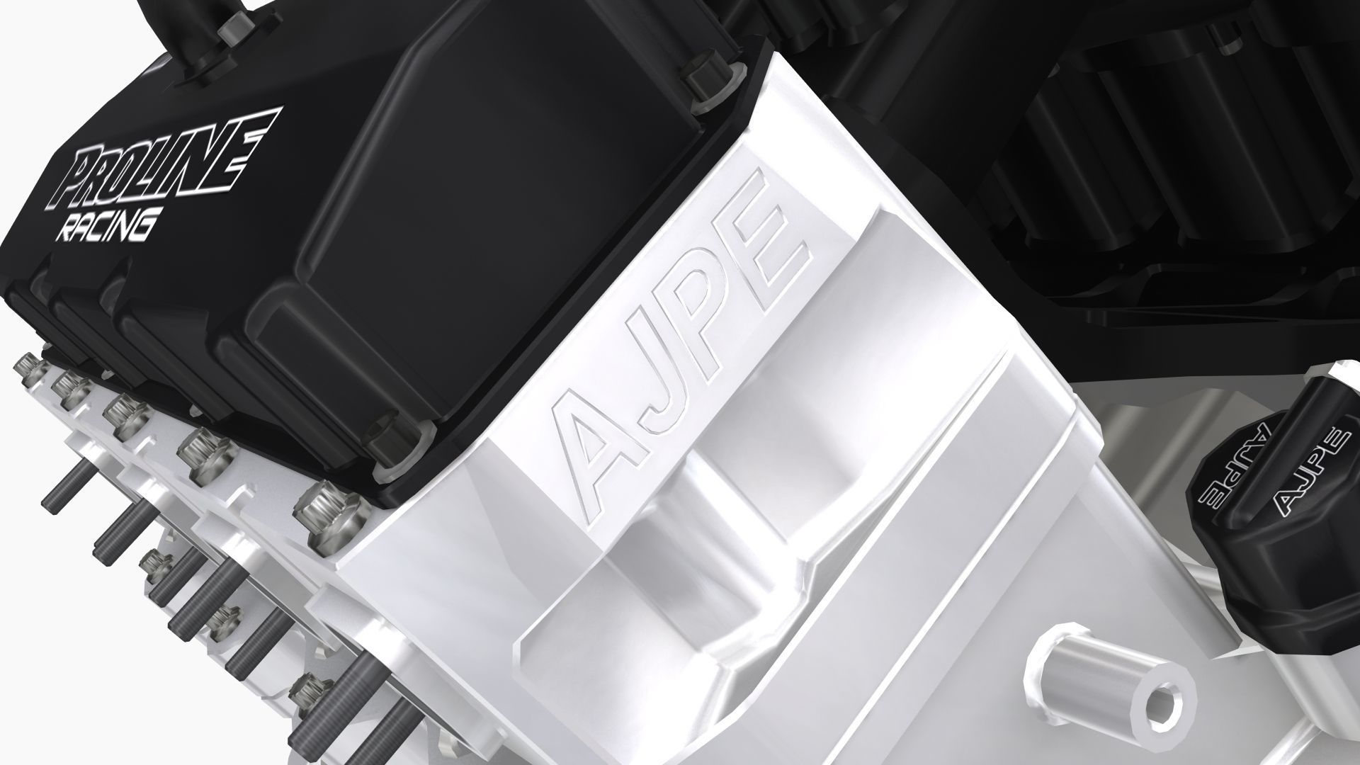 Proline 481x engine Low-poly 3D model_5