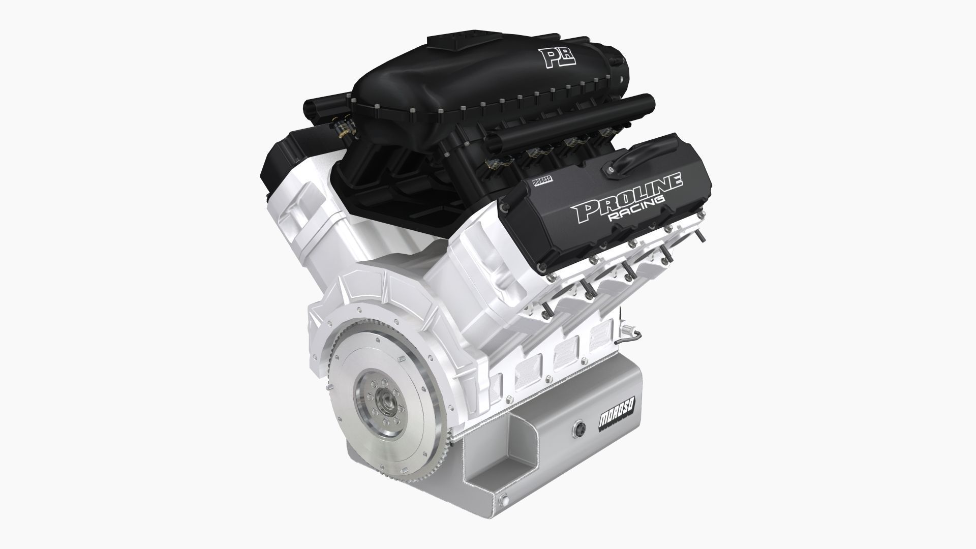 Proline 481x engine Low-poly 3D model_4