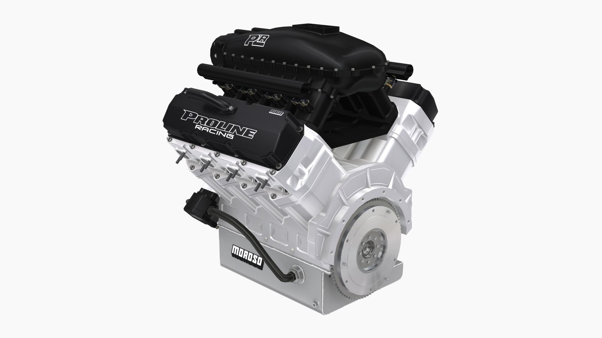 Proline 481x engine Low-poly 3D model_3