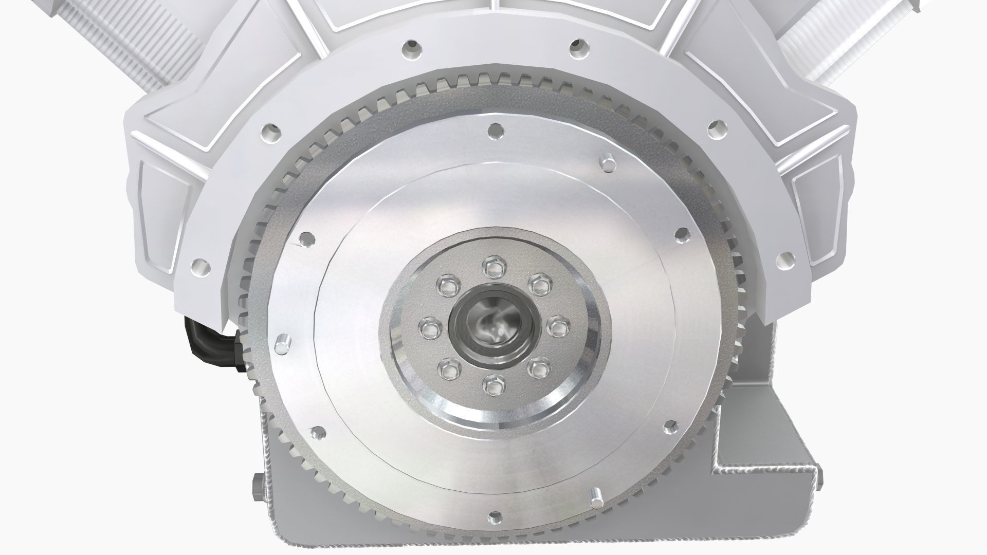 Proline 481x engine Low-poly 3D model_8