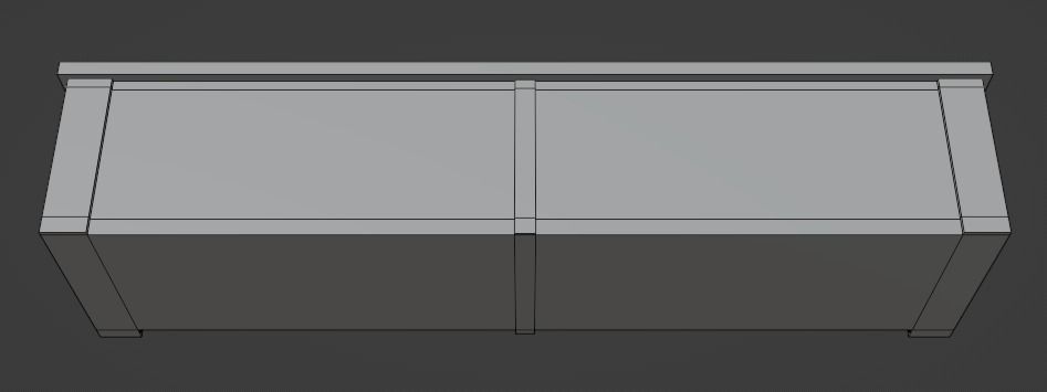 Stylized medieval cupboards pack Low-poly 3D model_26