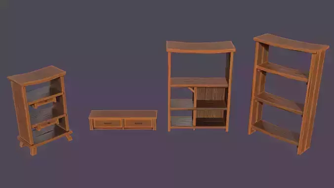 Stylized medieval cupboards pack