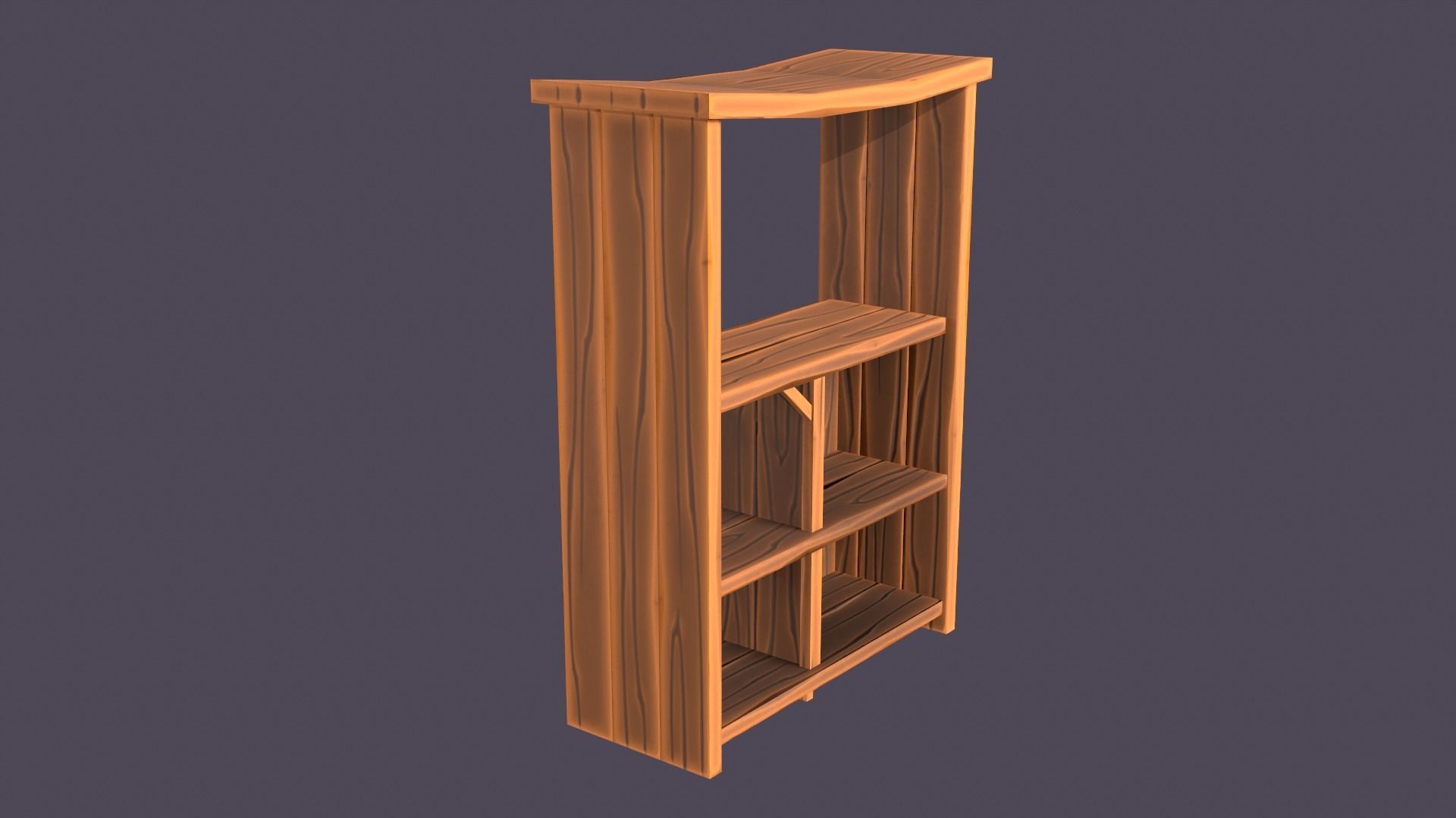 Stylized medieval cupboards pack Low-poly 3D model_4