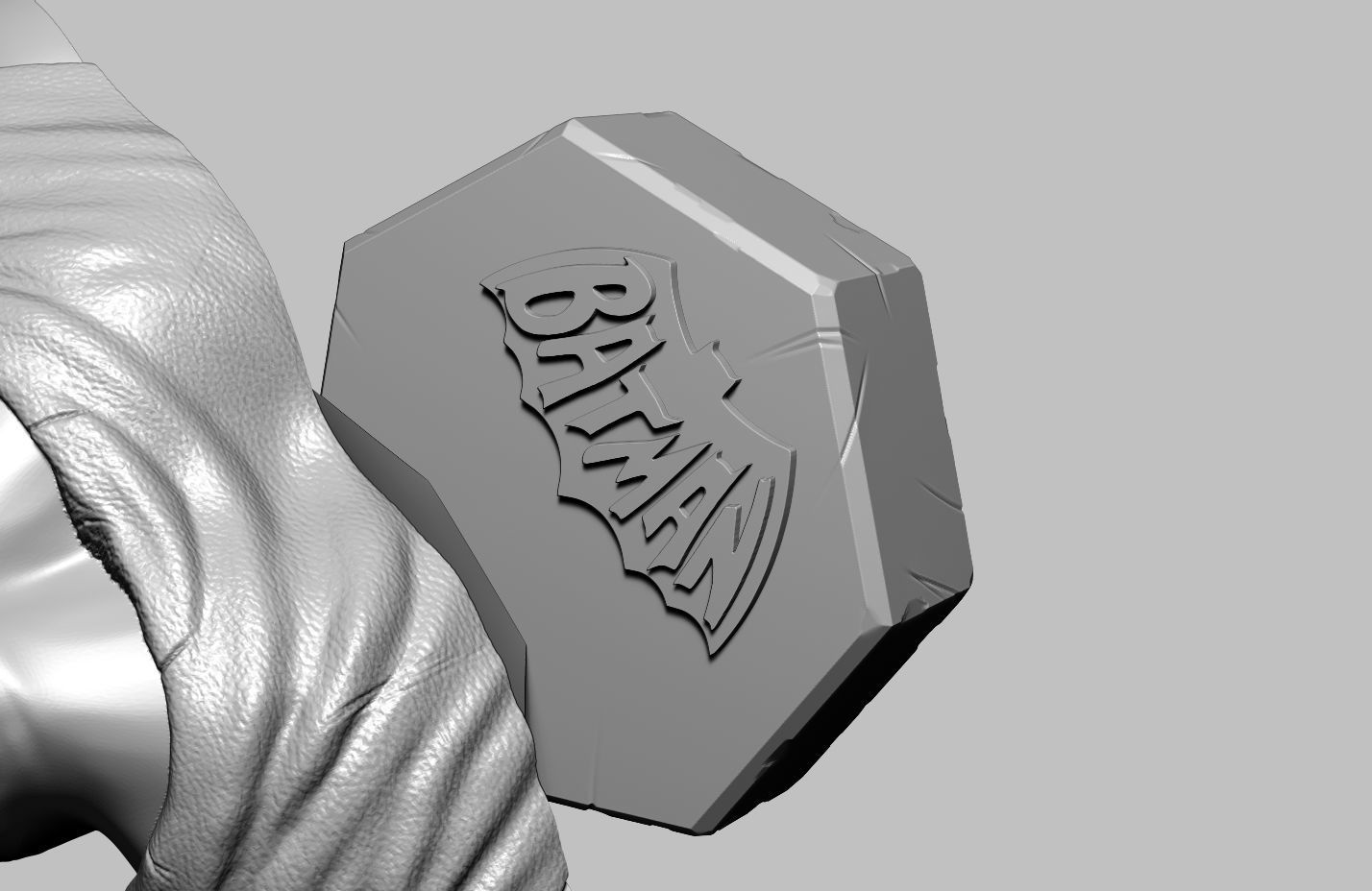 Bust of Batman  Free 3D print model_7