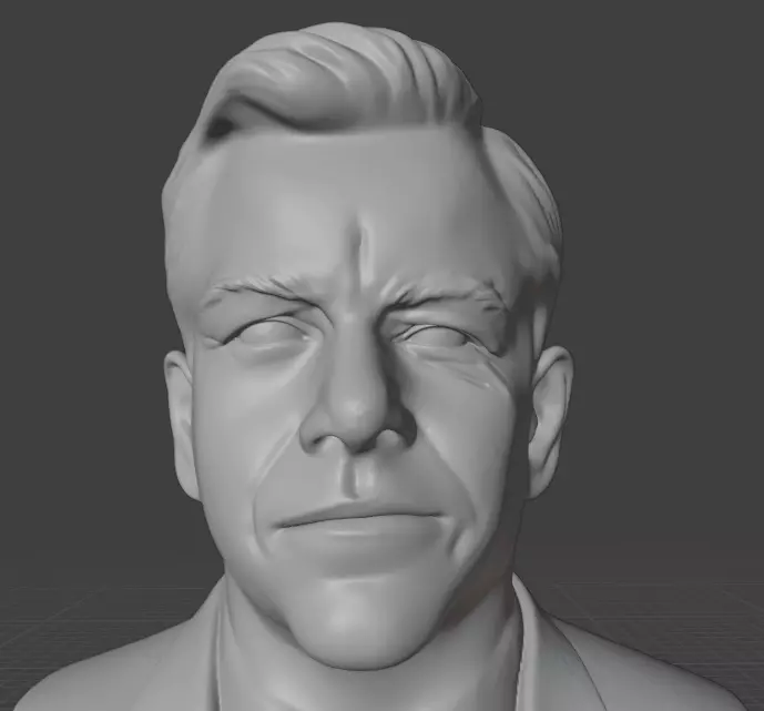 Matt Damon 3D print model_25