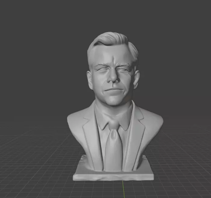 Matt Damon 3D print model_21