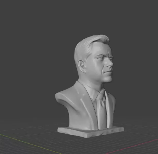 Matt Damon 3D print model_14