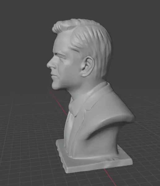 Matt Damon 3D print model_24