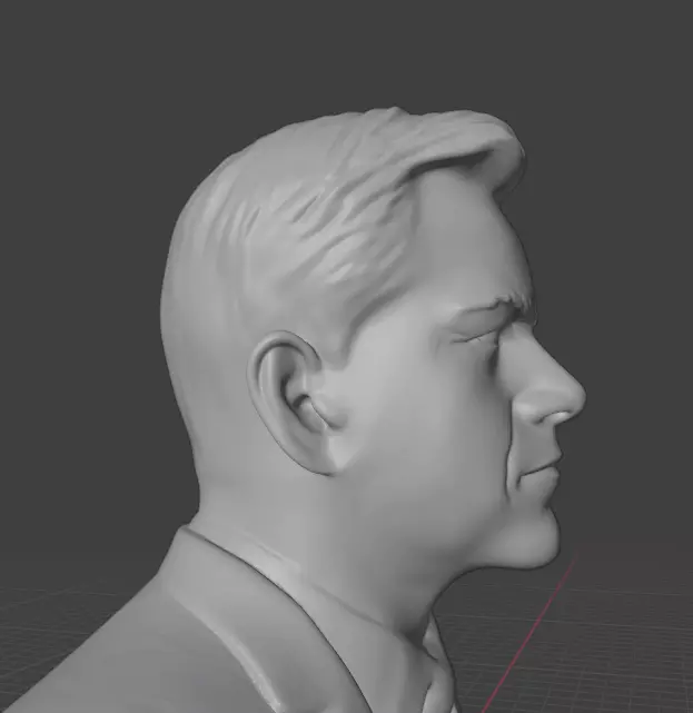 Matt Damon 3D print model_3