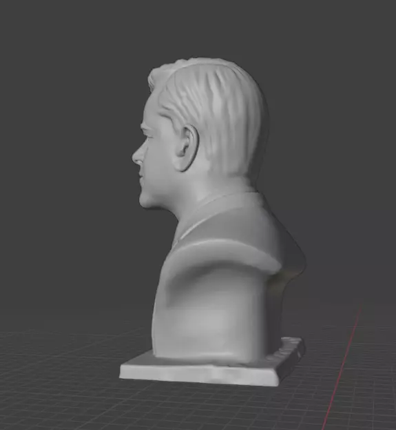 Matt Damon 3D print model_4