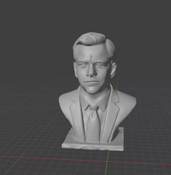 Matt Damon 3D print model_18