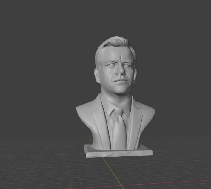 Matt Damon 3D print model_26