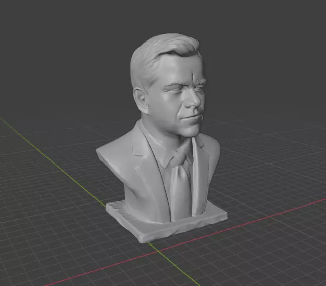 Matt Damon 3D print model_22