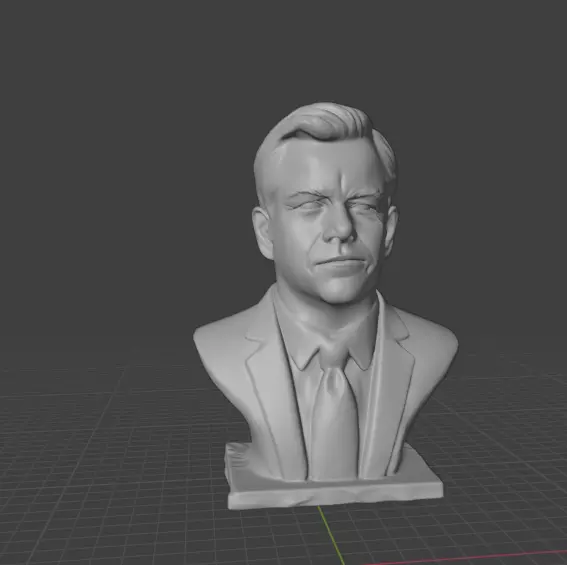 Matt Damon 3D print model_2
