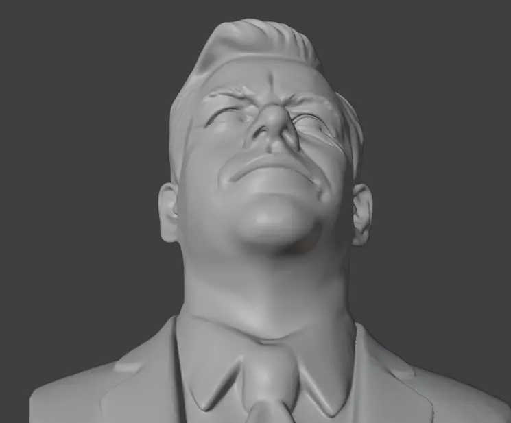 Matt Damon 3D print model_20
