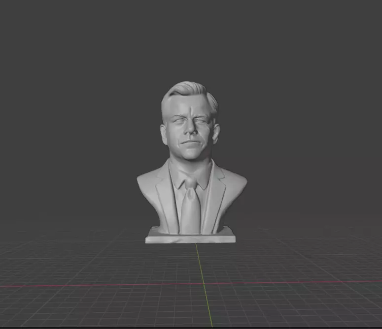 Matt Damon 3D print model_8