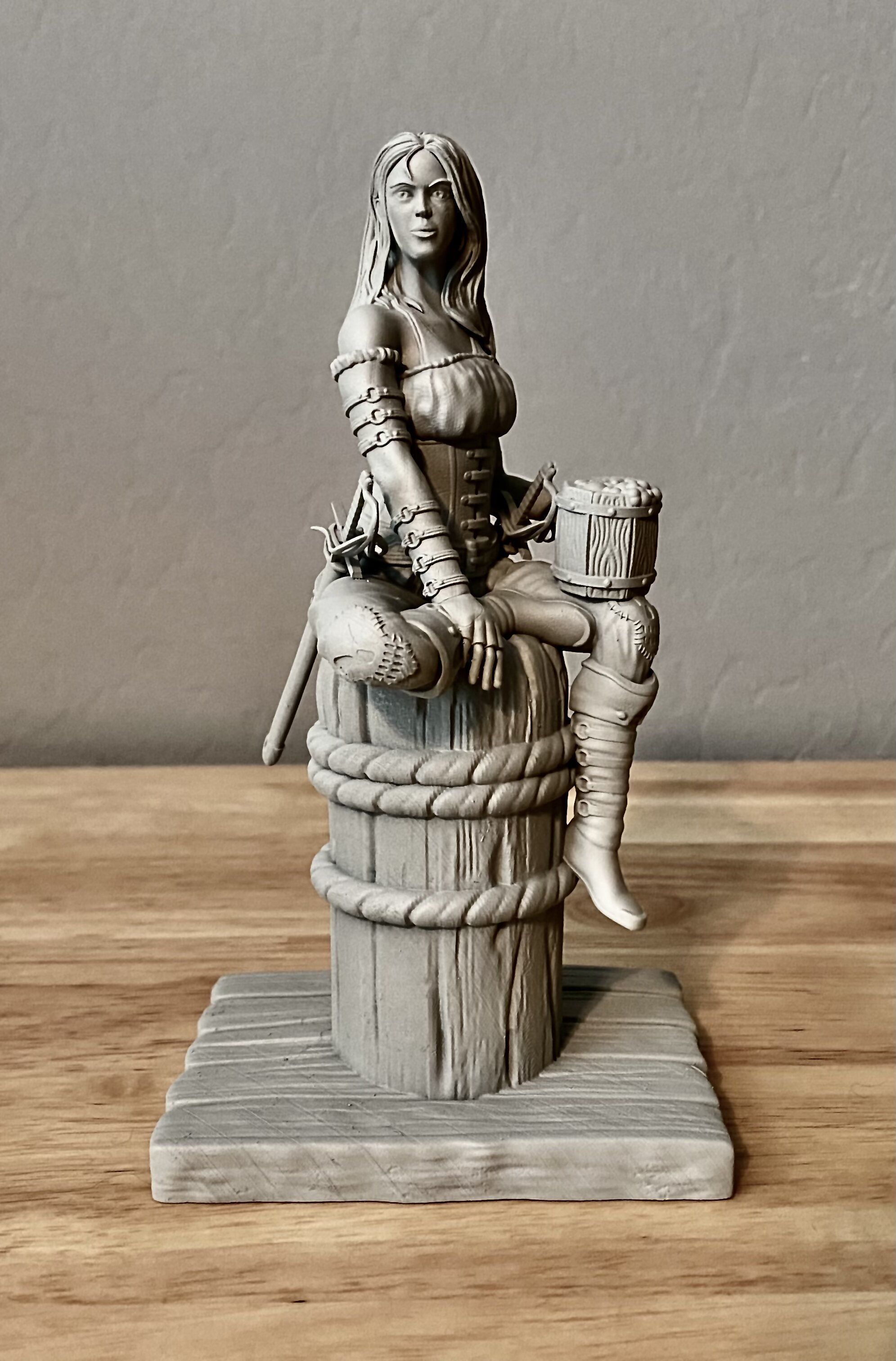 Female Pirate 3D print model_5
