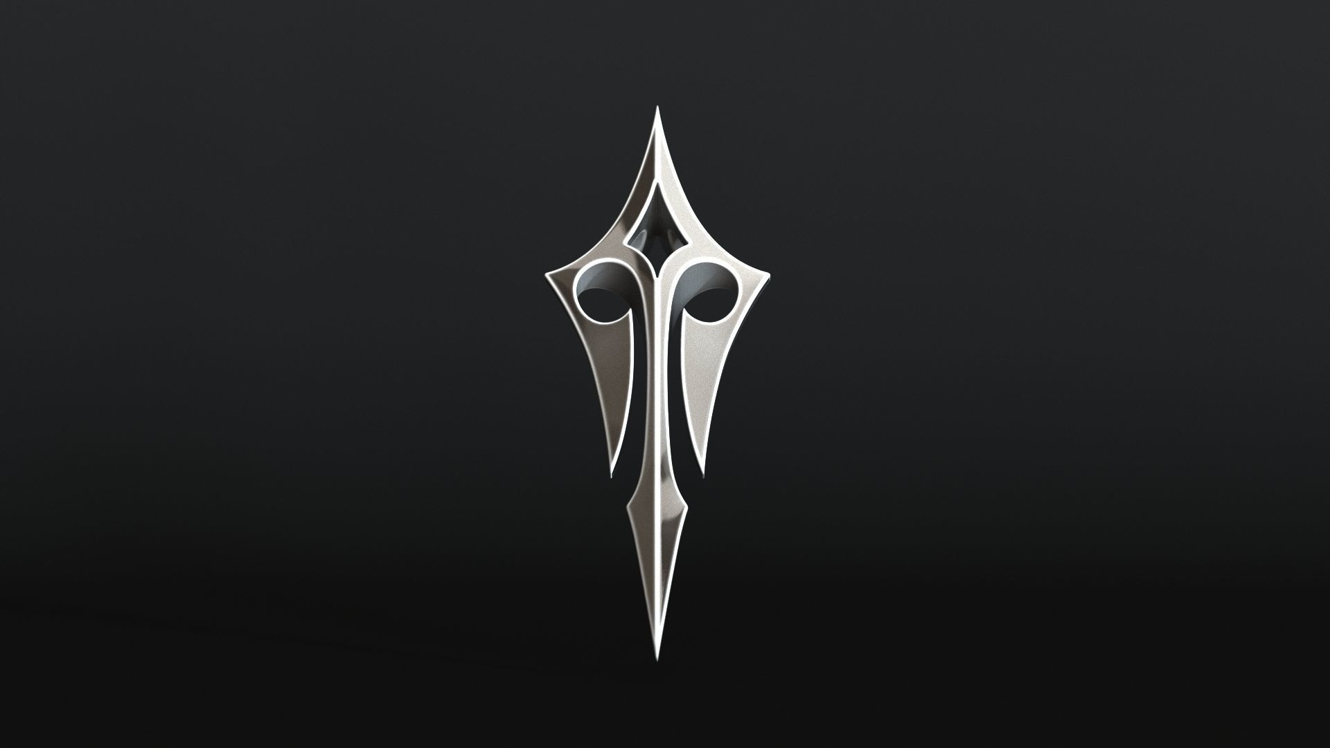 Elven Arrow Pendant H 3D Model 3D print model_6