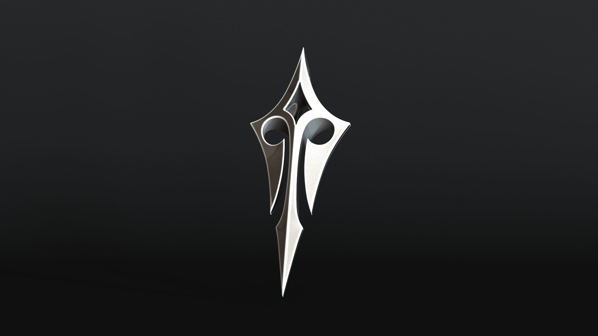 Elven Arrow Pendant H 3D Model 3D print model_20