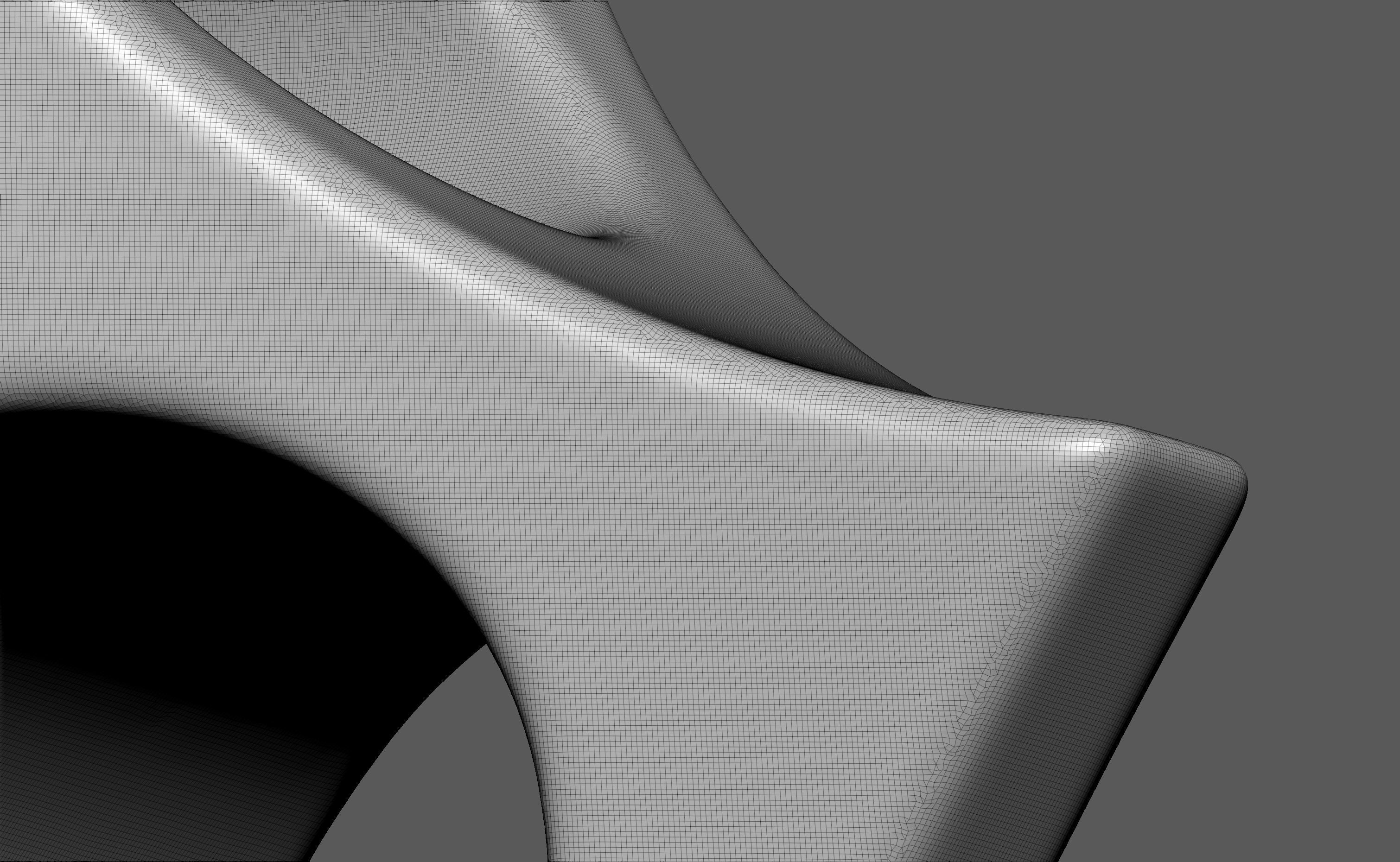 Elven Arrow Pendant H 3D Model 3D print model_5