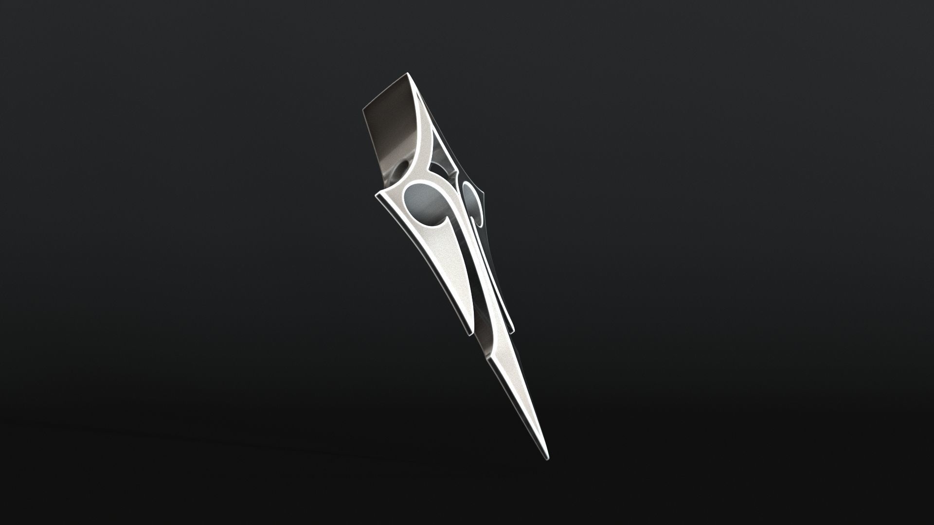 Elven Arrow Pendant H 3D Model 3D print model_8