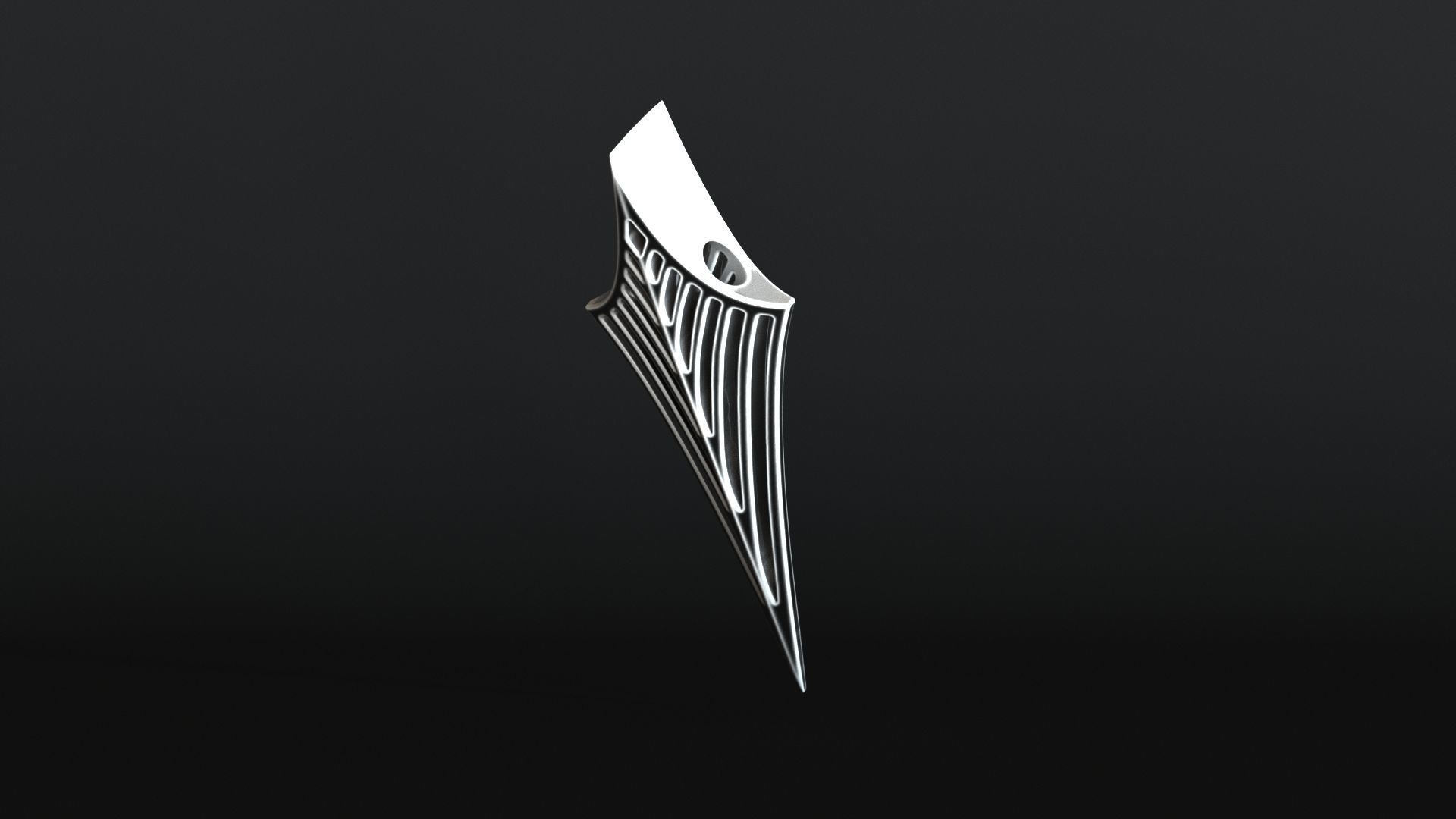 Elven Arrow Pendant I 3D Model 3D print model_12