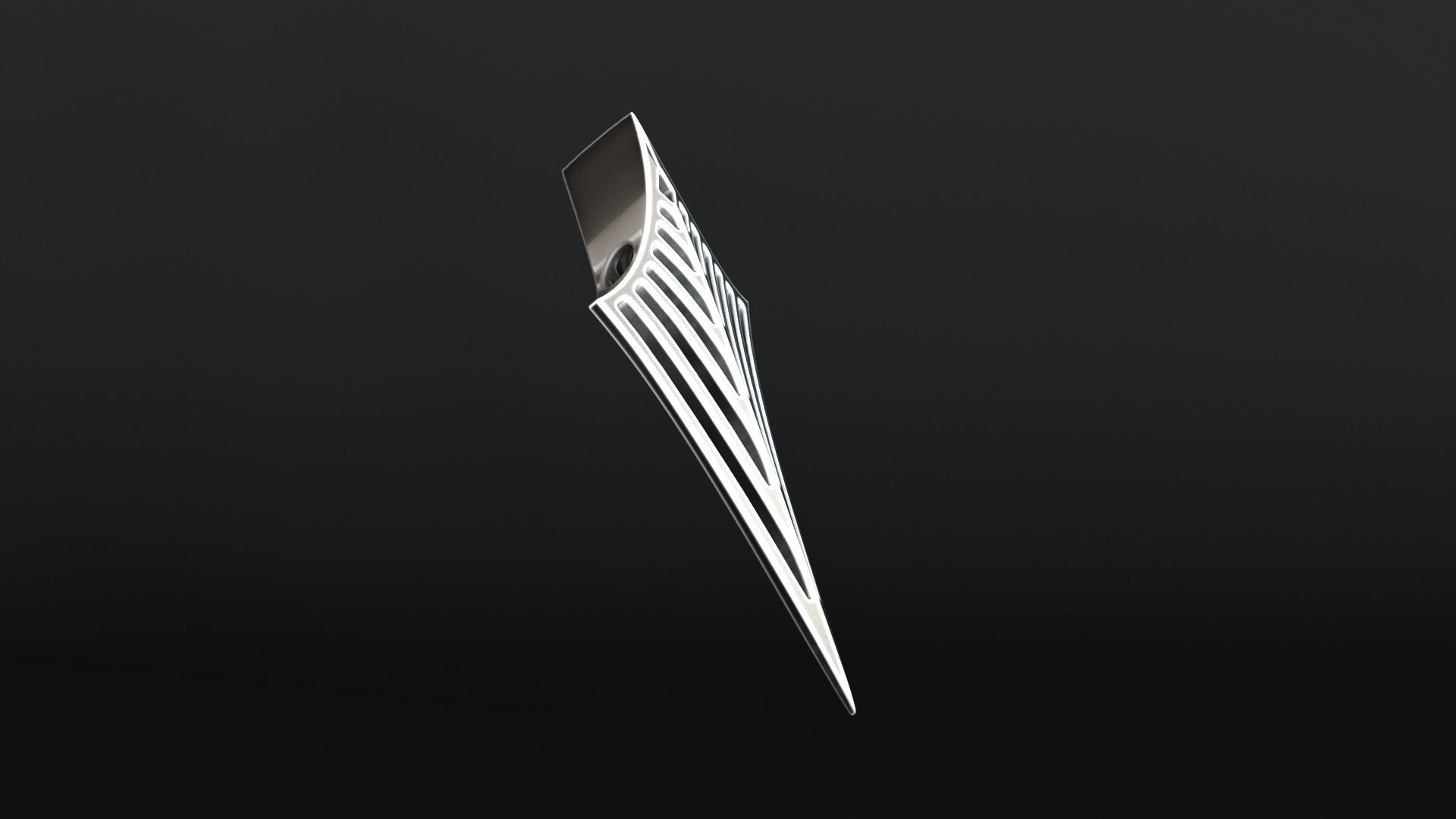 Elven Arrow Pendant I 3D Model 3D print model_8