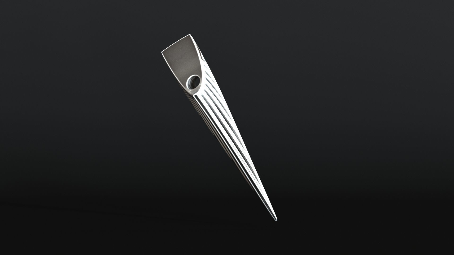 Elven Arrow Pendant I 3D Model 3D print model_9