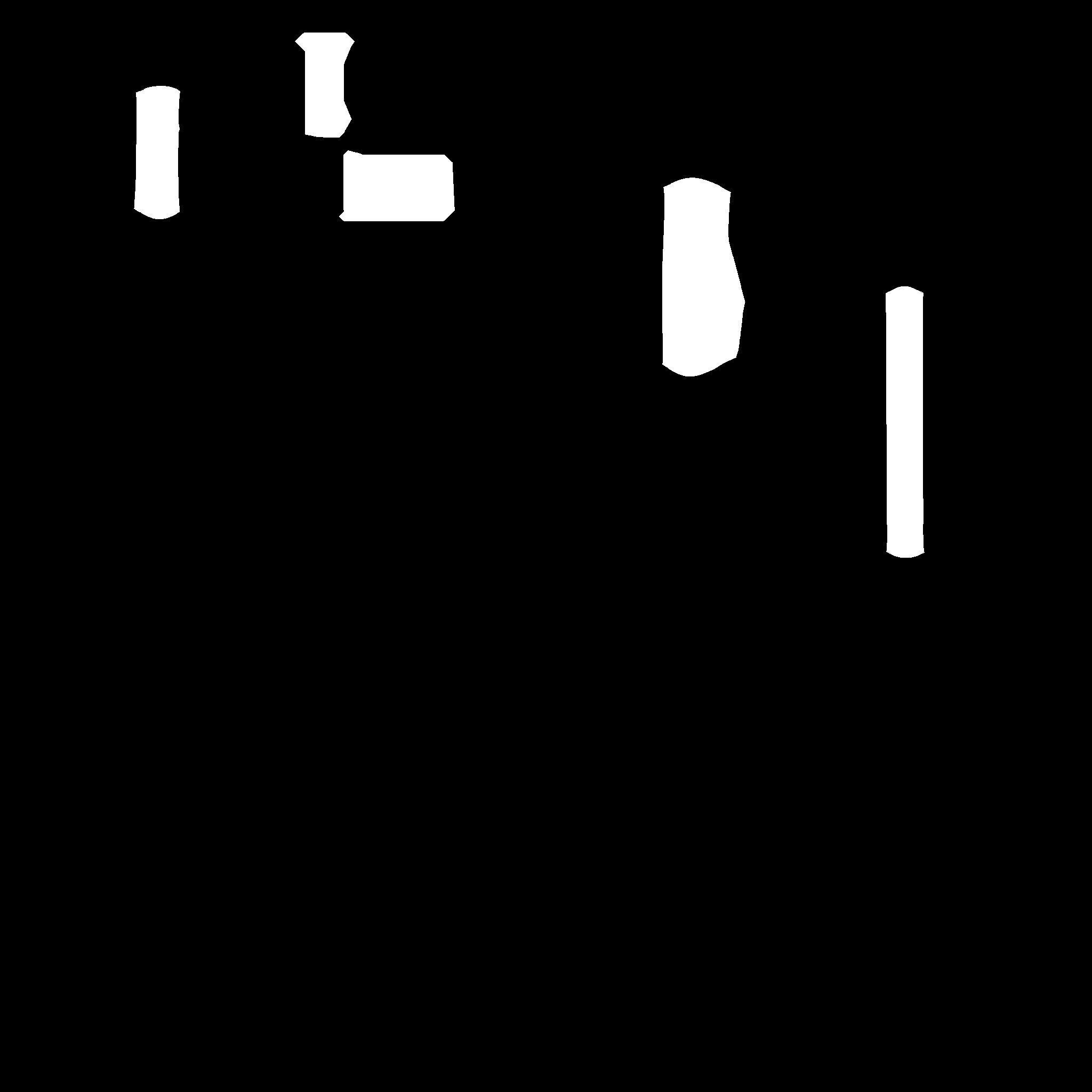 SciFi War Spear A03 Black Green - Character Design Fashion Low-poly 3D model_22