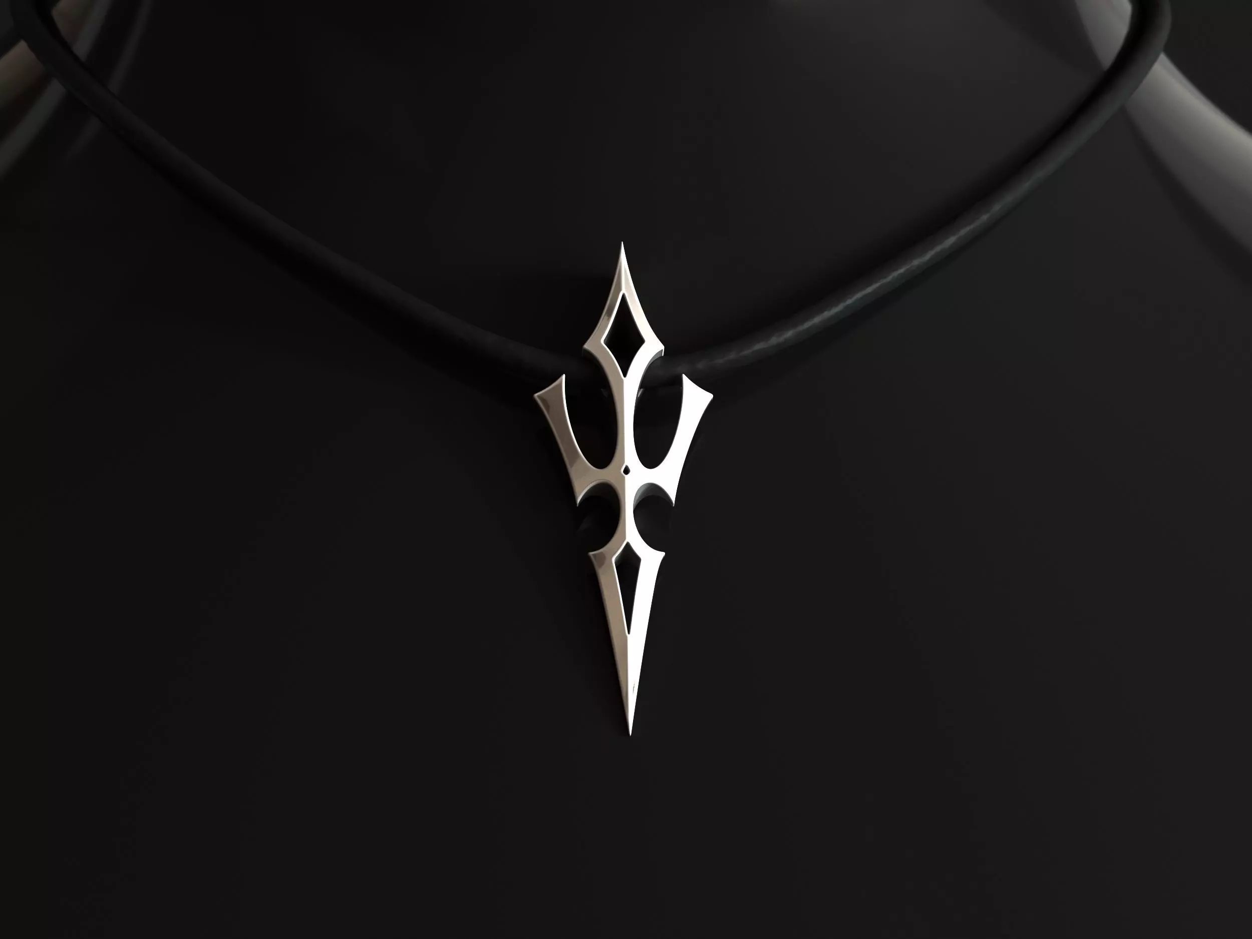 Elven Arrow Pendant J 3D Model 3D print model_0
