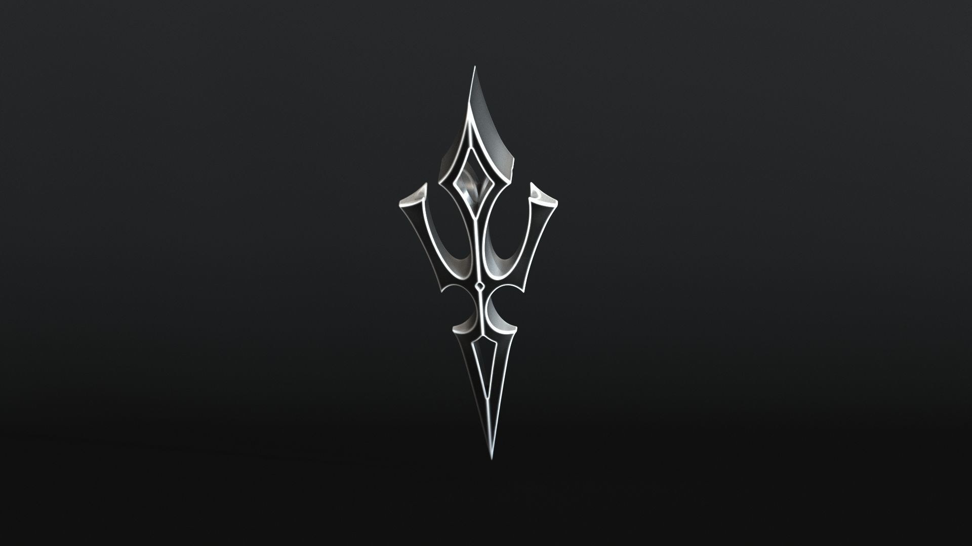 Elven Arrow Pendant J 3D Model 3D print model_13