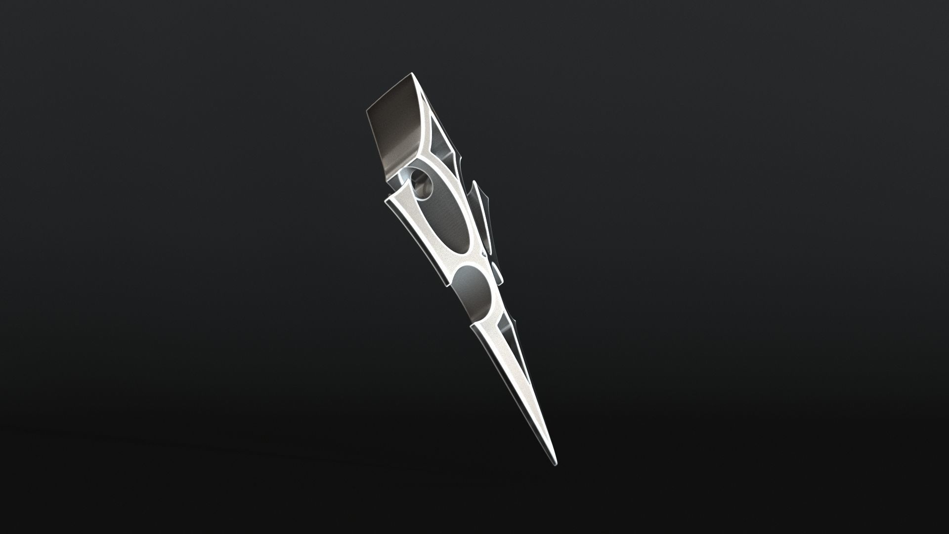 Elven Arrow Pendant J 3D Model 3D print model_8