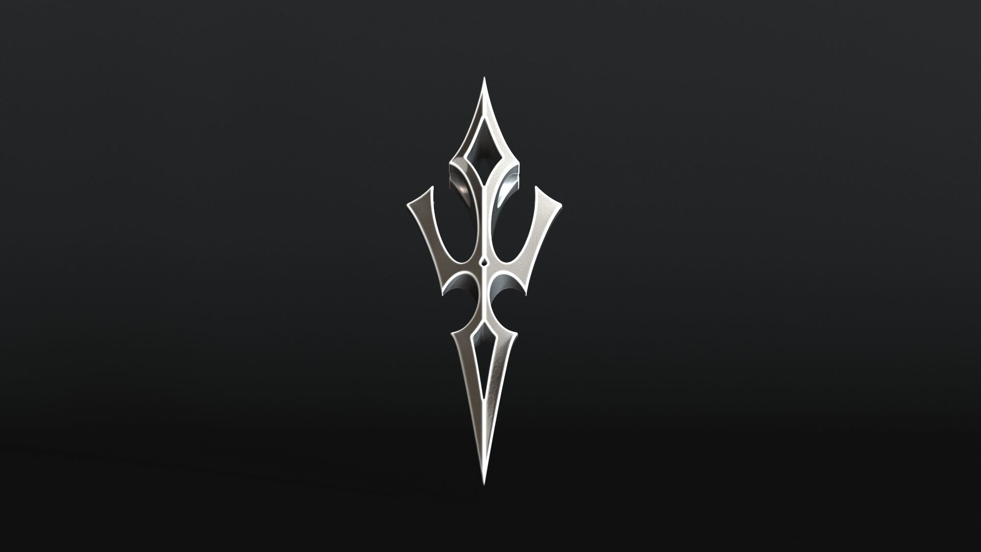 Elven Arrow Pendant J 3D Model 3D print model_6