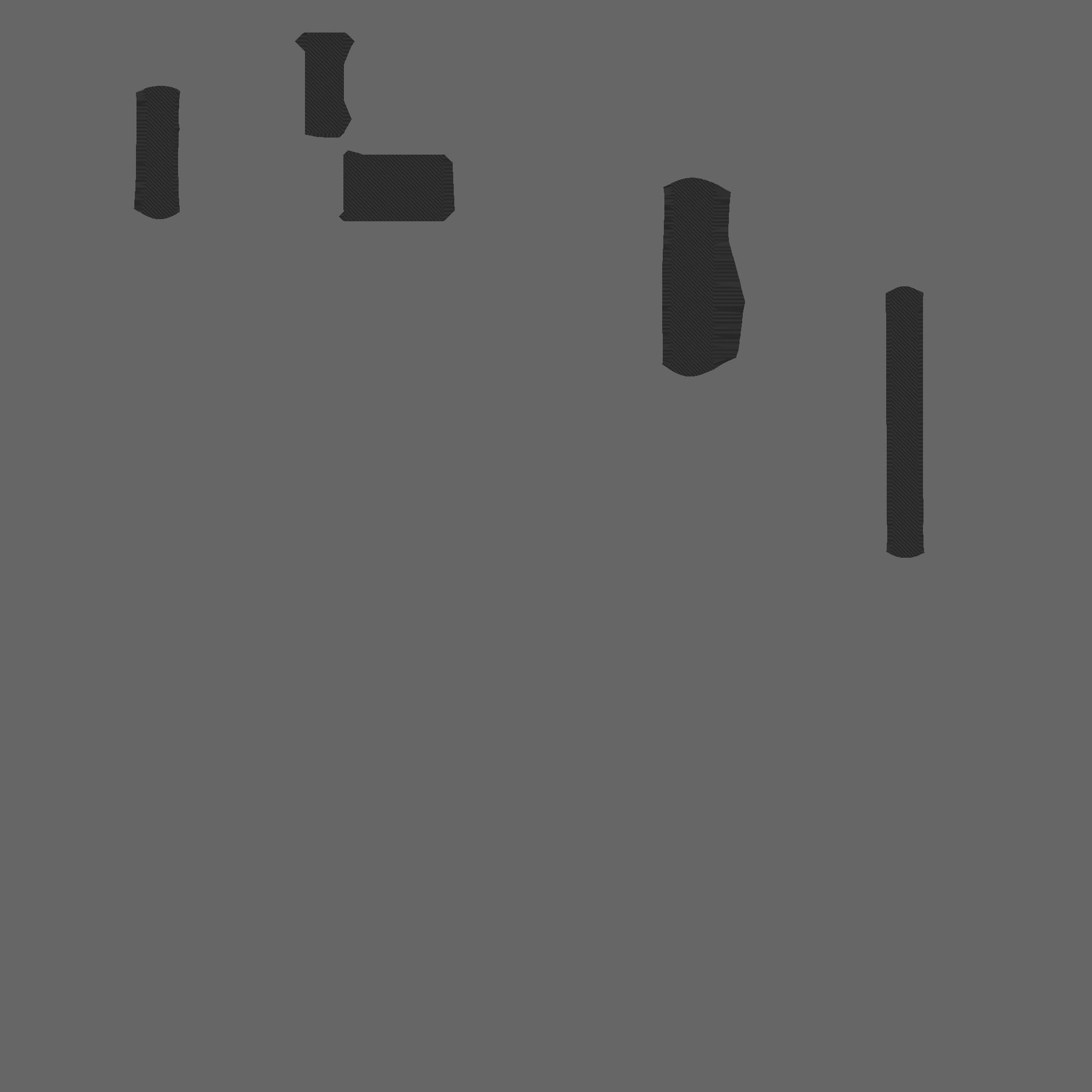 SciFi War Spear A05 Black Yellow - Character Design Fashion Low-poly 3D model_25