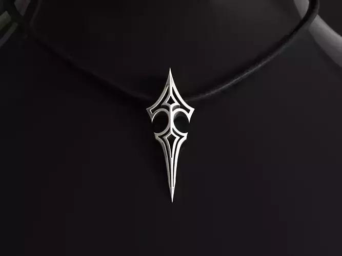Elven Arrow Pendant K 3D Model 3D print model