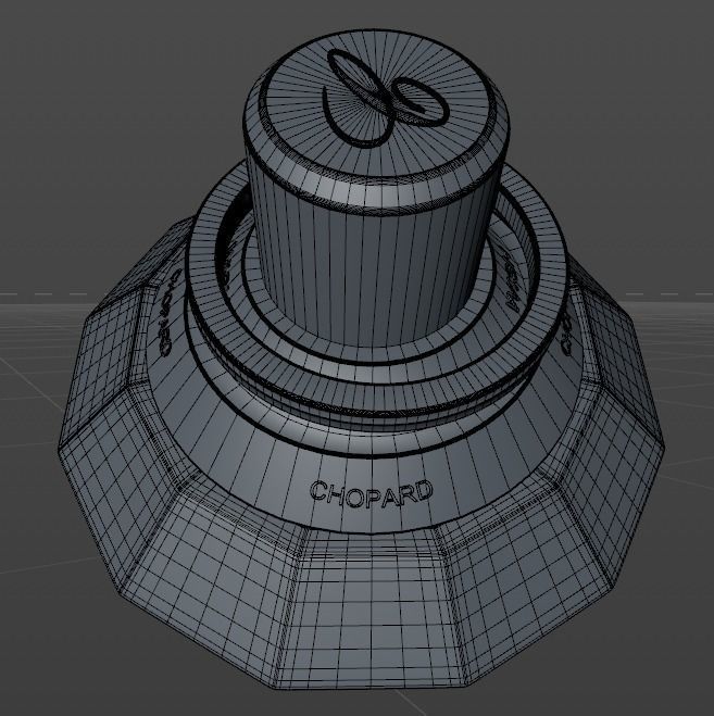Chopard Perfume Project for C4D and Redshift Render 3D model_3