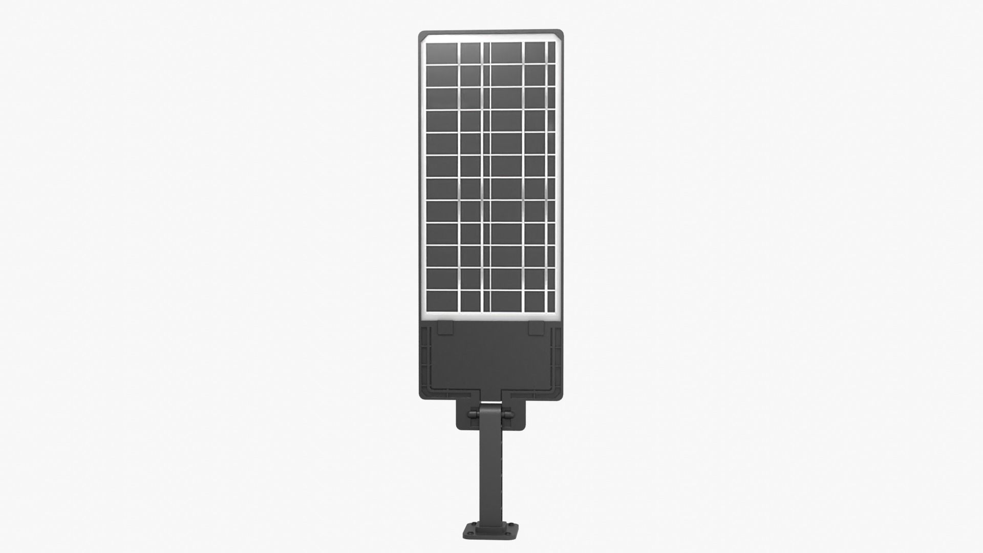 Solar Street Light Low-poly 3D model_6