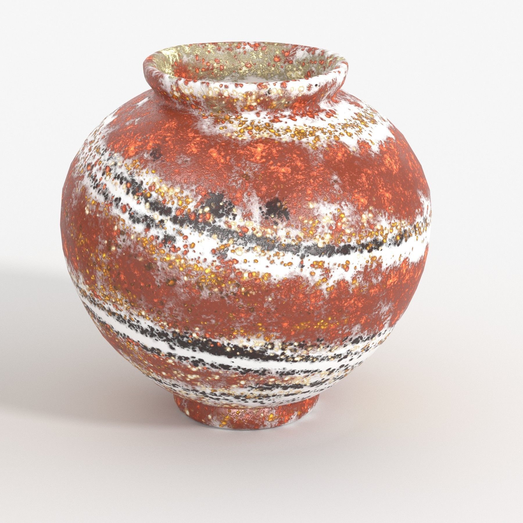 Bevere Gallery SMALL MOON JAR Bowl 3D model_11