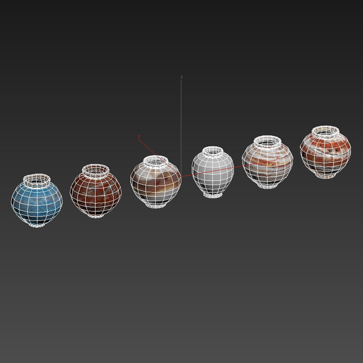 Bevere Gallery SMALL MOON JAR Bowl 3D model_3