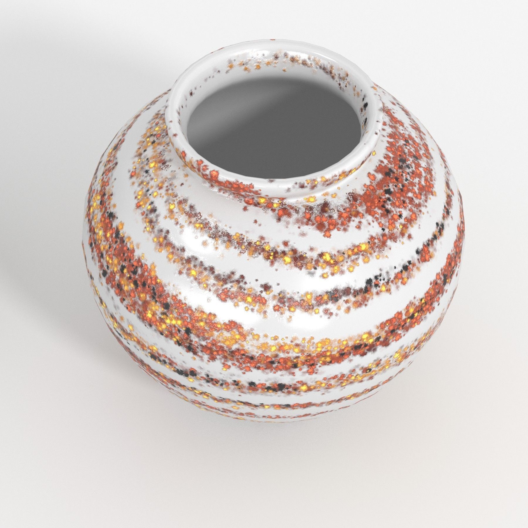 Bevere Gallery SMALL MOON JAR Bowl 3D model_10