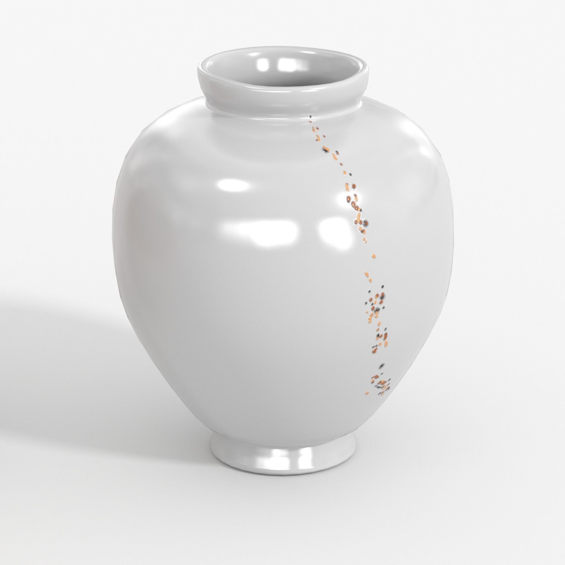 Bevere Gallery SMALL MOON JAR Bowl 3D model_8