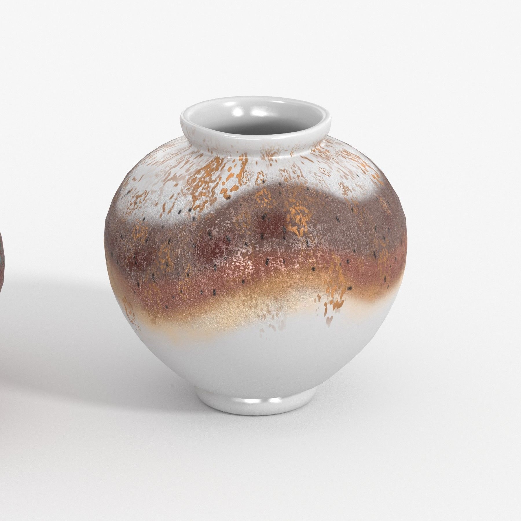Bevere Gallery SMALL MOON JAR Bowl 3D model_7