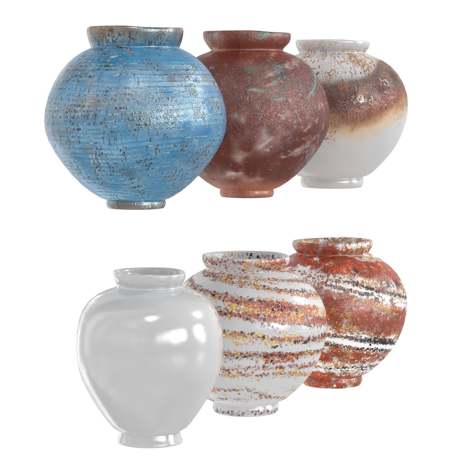 Bevere Gallery SMALL MOON JAR Bowl 3D model_6