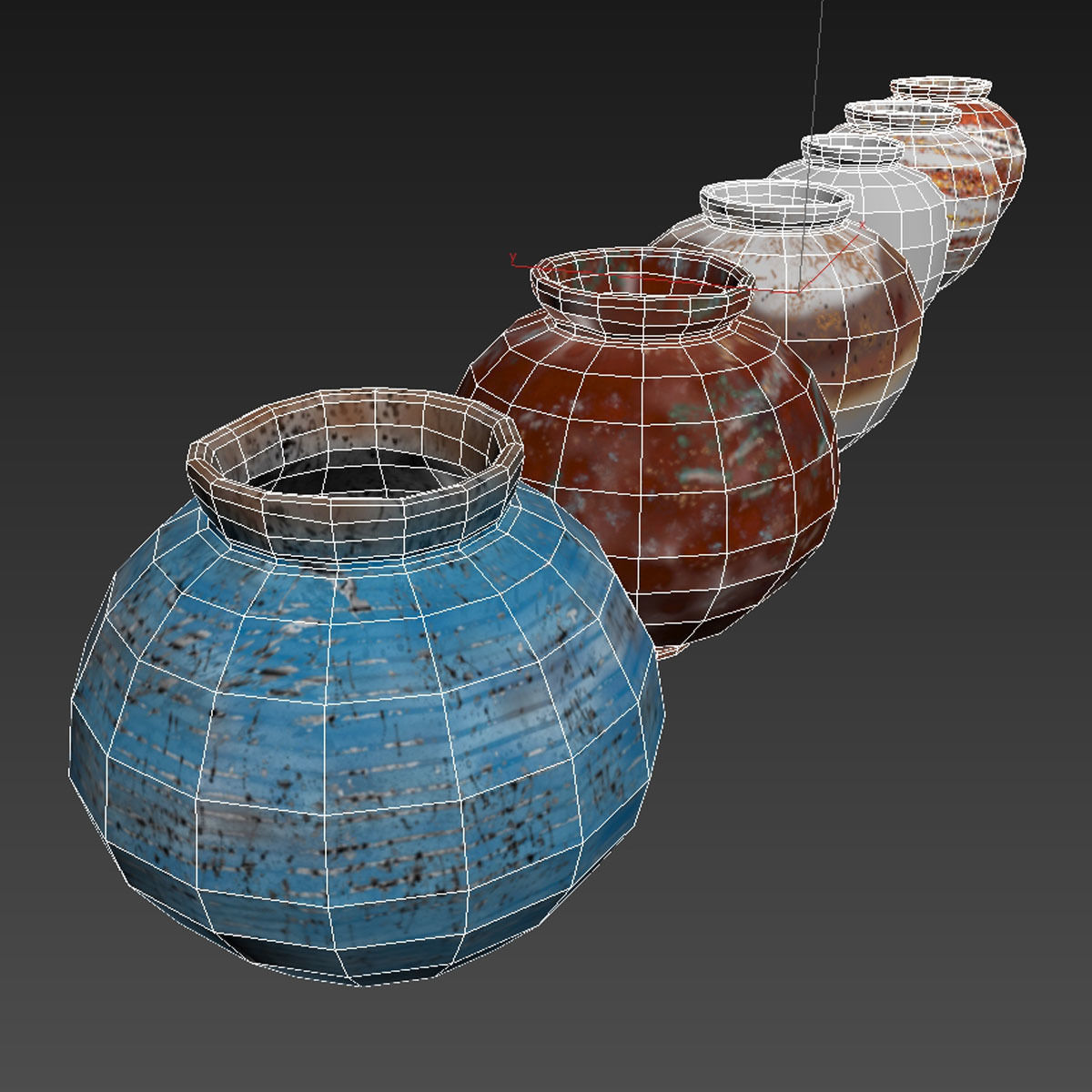 Bevere Gallery SMALL MOON JAR Bowl 3D model_2