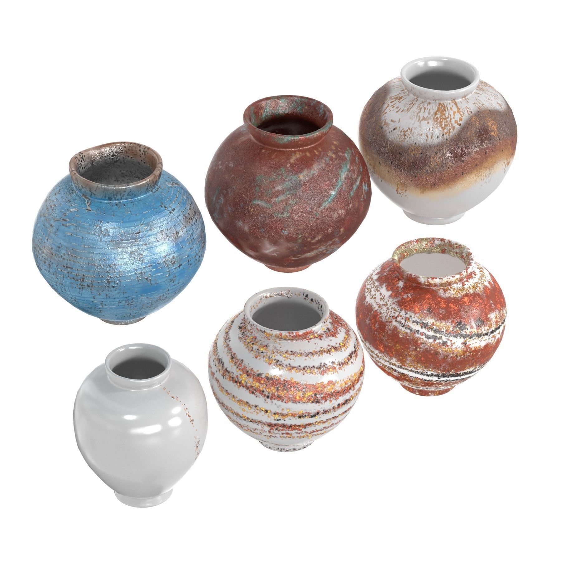 Bevere Gallery SMALL MOON JAR Bowl 3D model_4